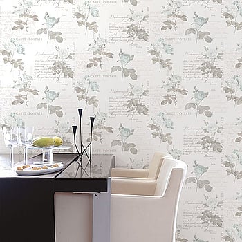 Galerie Wallcoverings Product Code G56285 - Country Cottage Wallpaper Collection - Green Beige Colours -  