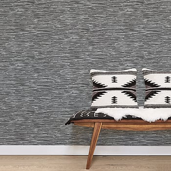 Galerie Wallcoverings Product Code G56584 - Texstyle Wallpaper Collection - Black Silver White Colours -  
