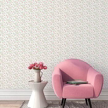 Galerie Wallcoverings Product Code G67889 - Miniatures 3 Wallpaper Collection - Pink Green White Colours -  