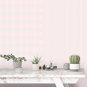 Galerie Wallcoverings Product Code G67912 - Smart Stripes 3 Wallpaper Collection - Pink White Colours -  