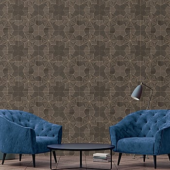 Galerie Wallcoverings Product Code G67986 - Organic Textures Wallpaper Collection - Brown Gold Colours -  