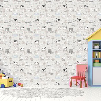 Galerie Wallcoverings Product Code G78375 - Tiny Tots 2 Wallpaper Collection - Greige Colours -  