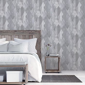 Galerie Wallcoverings Product Code GX37637 - Geometrix Wallpaper Collection - Grey Colours -  