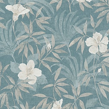Galerie Wallcoverings Product Code HV41055 - Havana Wallpaper Collection - Beige Blue Colours -  