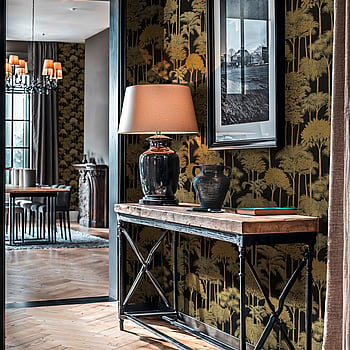 Galerie Wallcoverings Product Code HV41083 - Havana 2 Wallpaper Collection - Metallic, Black Colours -  