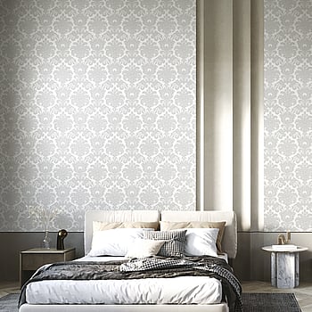 Galerie Wallcoverings Product Code IS33321 - Italian Silks And Damasks Wallpaper Collection - Grey Colours -  