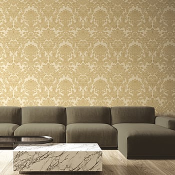 Galerie Wallcoverings Product Code IS33342 - Italian Silks And Damasks Wallpaper Collection - Yellow Colours -  