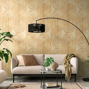 Galerie Wallcoverings Product Code WH45235M - Welcome Home Murals Wallpaper Collection - Cream, Yellow Colours -  